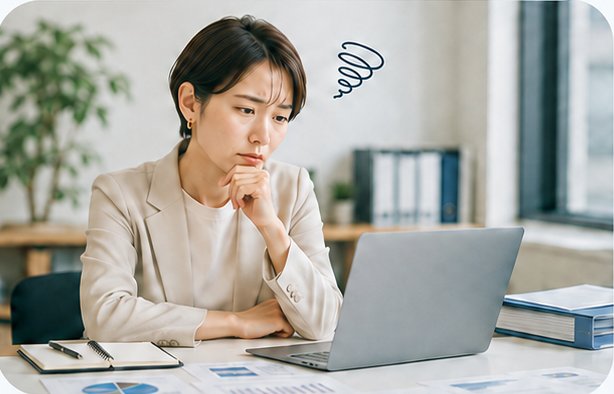 勤怠管理に悩む担当者
